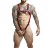 MOB DNGEON ARNeS CRUZADO ROJO PARA EL PENE TALLA uNICA