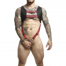 MOB DNGEON ARNeS CON ANILLO ROJO PARA EL PENE TALLA uNICAS