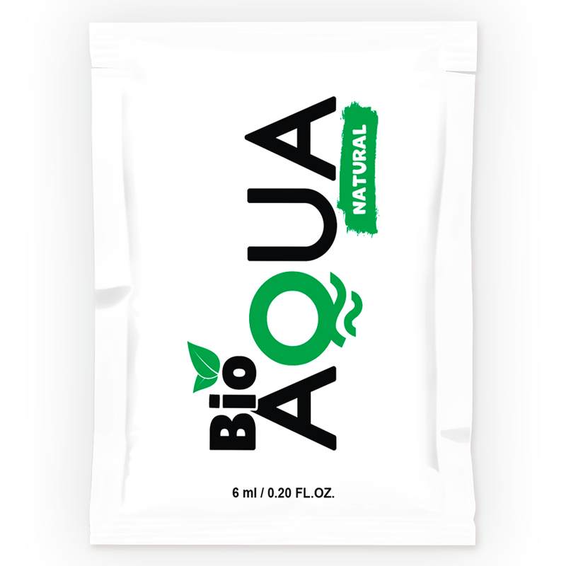 BIOAQUA LUBRICANTE INGREDIENTES NATURALES BASE AGUA 6 ML