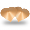 COQUETTE CHIC DESIRE CUBRE PEZONES METAL CORAZONES DORADOS
