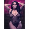 CALEXOTICS RADIANCE BODY CON ESCOTE EN V PROFUNDO PEDRERiA TALLA GRANDE