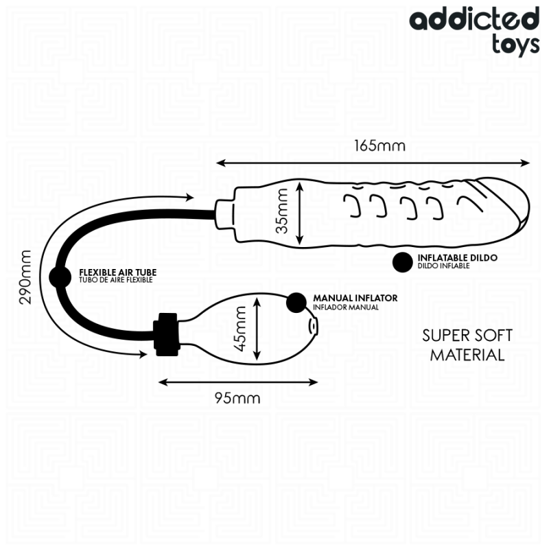 ADDICTED TOYS DILDO INFLABLE MODELO 3