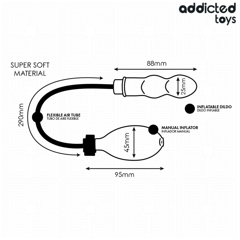 ADDICTED TOYS PLUG ANAL INFLABLE MODELO 1