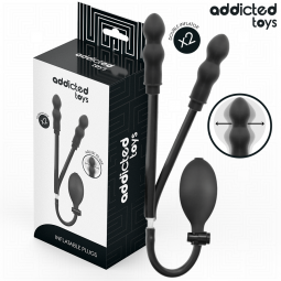 ADDICTED TOYS PLUG ANAL DOBLE INFLABLE MODELO 1