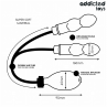 ADDICTED TOYS PLUG ANAL DOBLE INFLABLE MODELO 1