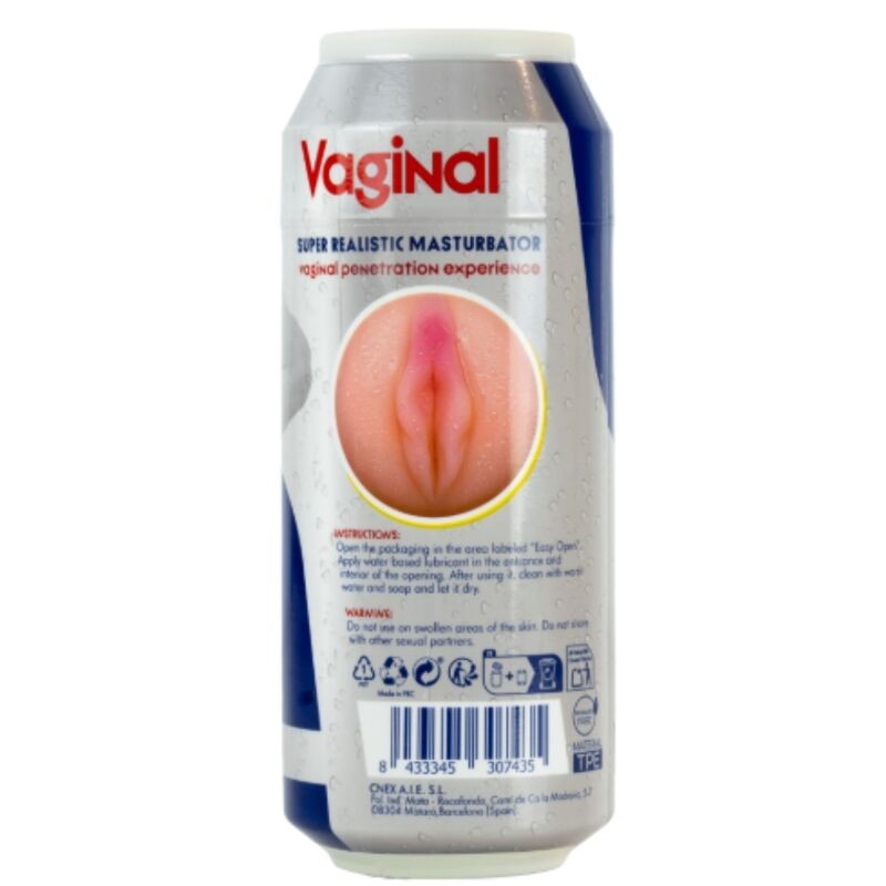 ALIVE RED DOLL MASTURBADOR MASCULINO VAGINA LATA BEBIDA ENERGeTICA