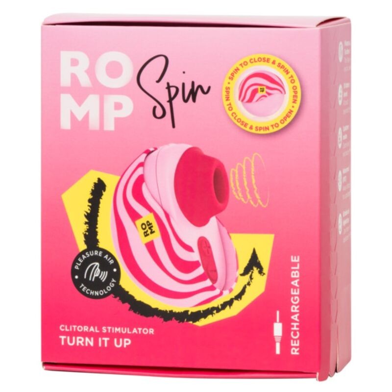 ROMP SPIN SUCCIONADOR DE CLiTORIS APERTURA Y CIERRE GIRATORIO