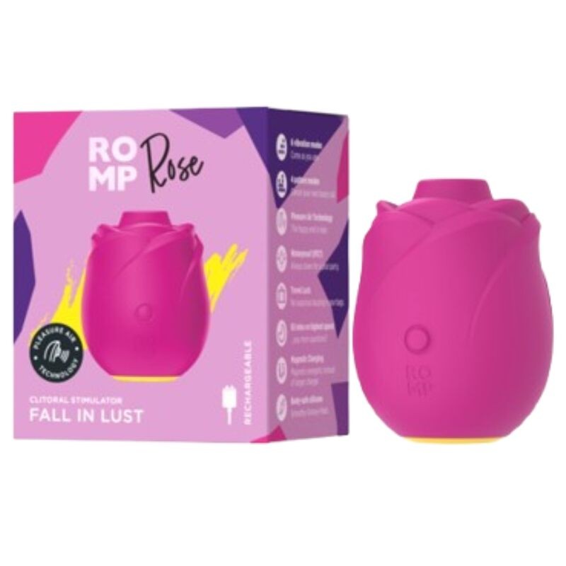 ROMP ROSE SUCCIONADOR DE CLiTORIS FORMA ROSA