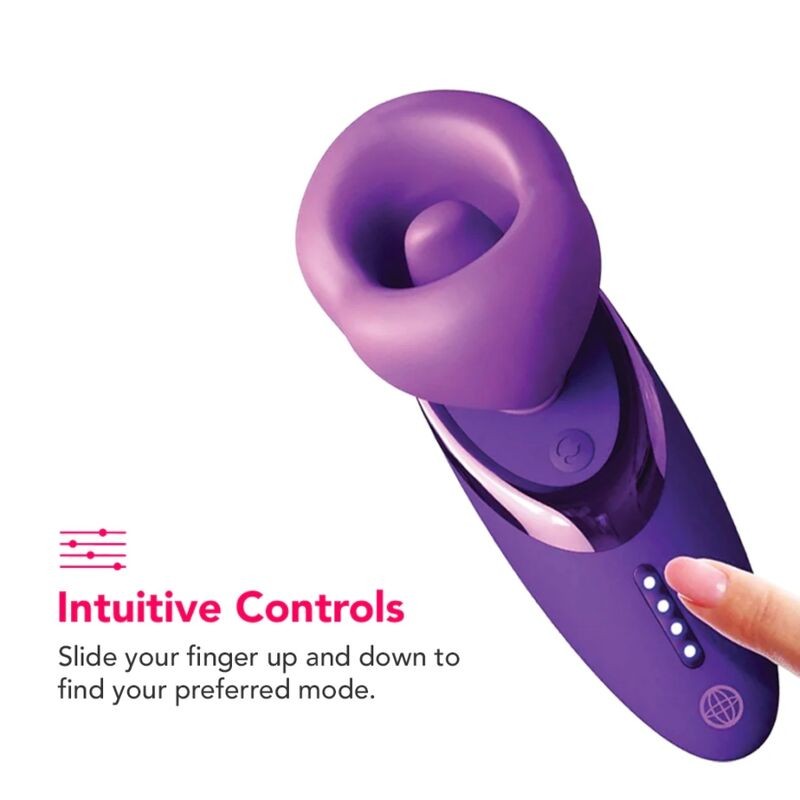 FANTASY FOR HER SUCCIONADOR DE CLiTORIS CON VIBRACIoN PLEASURE SUCKER MORADO