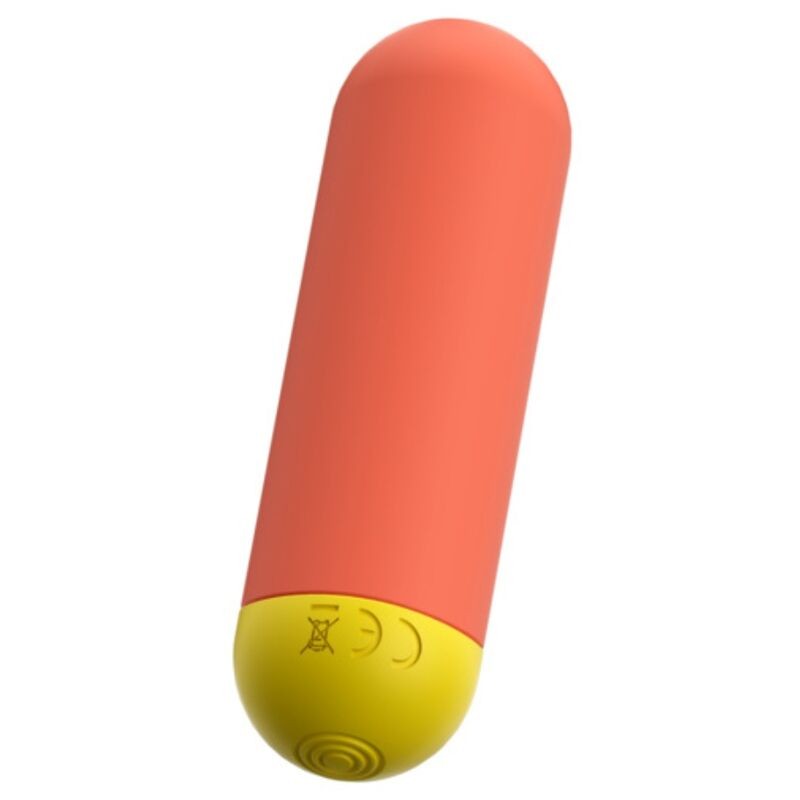 ROMP RIOT BALA VIBRADORA MULTIFUNCIoN NARANJA AMARILLA