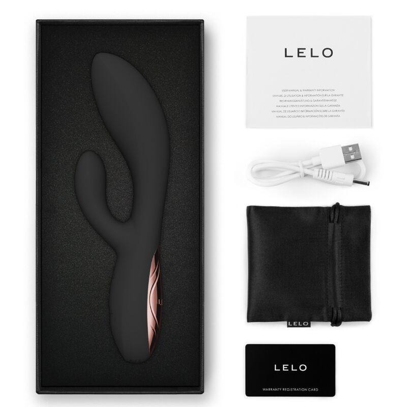 LELO INA THRUST VIBRADOR RABBIT CON EMPUJE NEGRO
