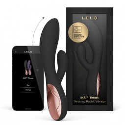 LELO INA THRUST VIBRADOR RABBIT CON EMPUJE NEGRO