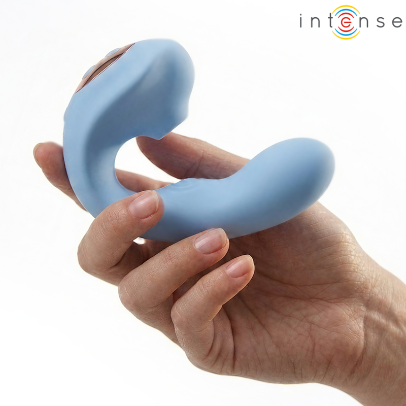 INTENSE GINA ESTIMULADOR DE CLiTORIS MULTIFUNCIoN AZUL