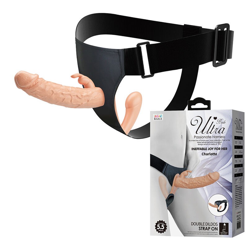 BAILE CHARLOTTE ARNeS HOLLOW STRAP ON DOBLE PENETRACIoN NATURAL