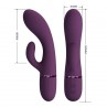 PRETTY LOVE MARGIE VIBRADOR RABBIT RECARGABLE 10 FUNCIONES MORADO