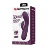 PRETTY LOVE MARGIE VIBRADOR RABBIT RECARGABLE 10 FUNCIONES MORADO