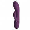 PRETTY LOVE MARGIE VIBRADOR RABBIT RECARGABLE 10 FUNCIONES MORADO