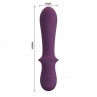 PRETTY LOVE ABIGAIL VIBRADOR RECARGABLE 10 FUNCIONES MORADO