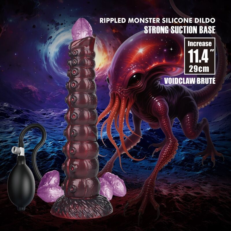 POWER MONSTERS VOIDCLAW BRUTE DILDO HINCHABLE FANTASiA BICOLOR 29 CM Ø 57 CM