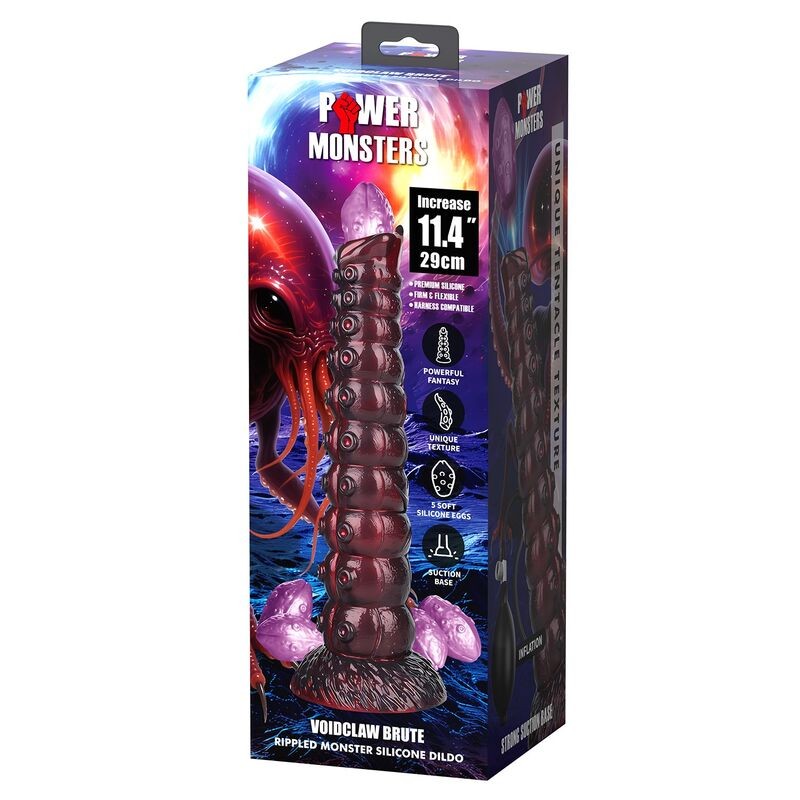 POWER MONSTERS VOIDCLAW BRUTE DILDO HINCHABLE FANTASiA BICOLOR 29 CM Ø 57 CM