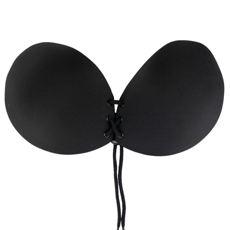 BYE BRA SUJETADOR ADHESIVO ENTRELAZADO NEGRO COPA A