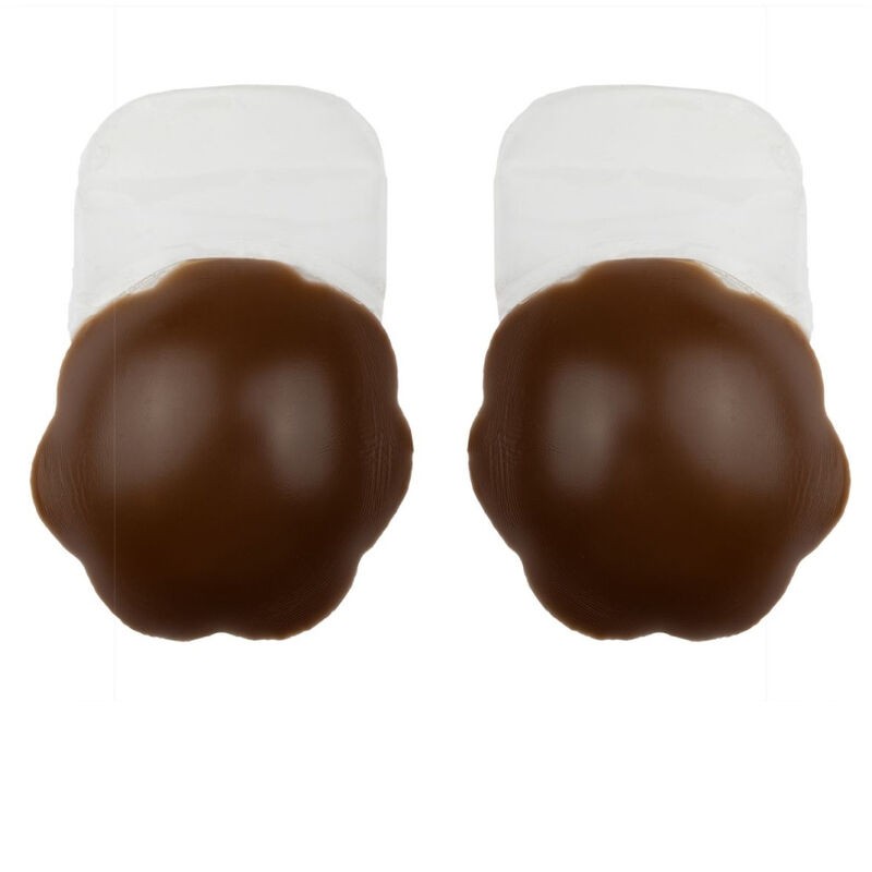 BYE BRA ELEVADOR PECHO PUSH UP SILICONA MARRoN TALLA M