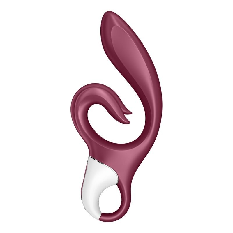 SATISFYER LOVE ME VIBRADOR RABBIT ROJO