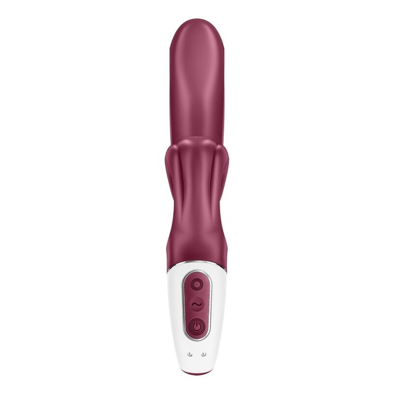 SATISFYER LOVE ME VIBRADOR RABBIT ROJO