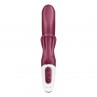 SATISFYER LOVE ME VIBRADOR RABBIT ROJO