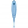 SATISFYER TWIRLING PRO ESTIMULADOR Y VIBRADOR AZUL