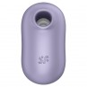 SATISFYER PRO TO GO 2 ESTIMULADOR Y VIBRADOR DOBLE VIOLETA