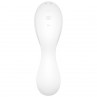 SATISFYER CURVY TRINITY 5 ESTIMULADOR Y VIBRADOR APP BLANCO