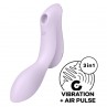 SATISFYER CURVY TRINITY 2 ESTIMULADOR Y VIBRADOR MORADO