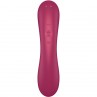 SATISFYER CURVE TRINITY 1 AIR PULSE VIBRATION ROJO