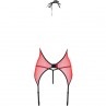 PASSION PEONIA CORSET EROTIC LINE ROJO S M