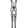PASSION ECO COLLECTION BODYSTOCKING ECO BS014 NEGRO