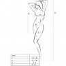 PASSION BS097 BODYSTOCKING NEGRO TALLA uNICA