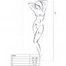 PASSION BS098 BODYSTOCKING NEGRO TALLA uNICA