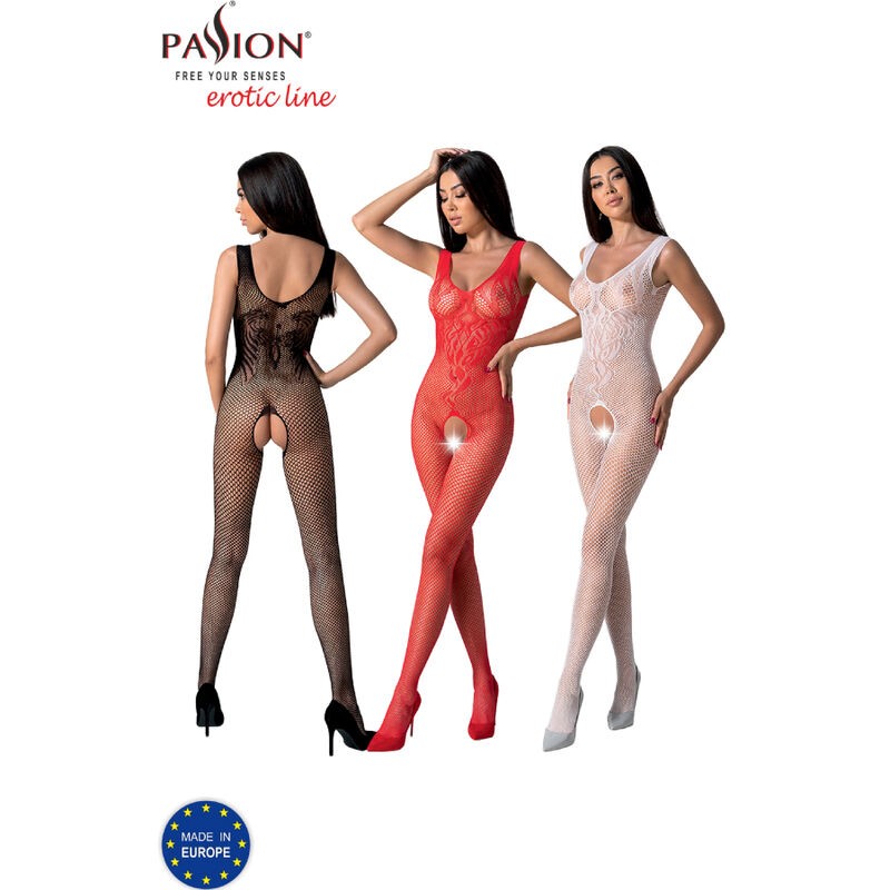 PASSION BS098 BODYSTOCKING NEGRO TALLA uNICA