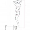 PASSION BS099 BODYSTOCKING NEGRO TALLA uNICA