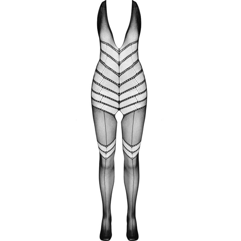 PASSION BS100 BODYSTOCKING NEGRO TALLA uNICA