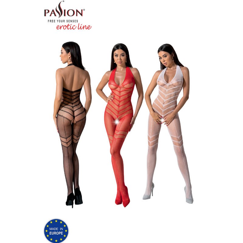 PASSION BS100 BODYSTOCKING NEGRO TALLA uNICA