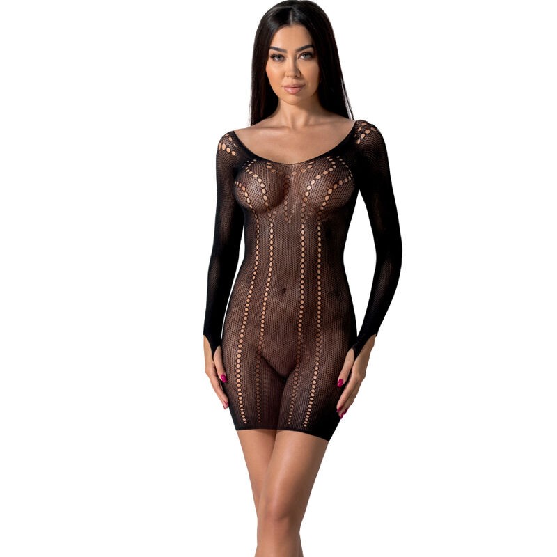 PASSION BS101 BODYSTOCKING NEGRO TALLA uNICA