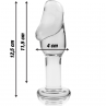 NEBULA SERIES BY IBIZA MODELO 6 PLUG CRISTAL TRANSPARENTE 125 CM O 4 CM
