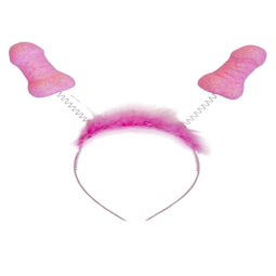 DIABLO PICANTE 6 UDS ANTENAS PITO ROSA PURPURINA