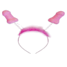 DIABLO PICANTE 6 UDS ANTENAS PITO ROSA PURPURINA