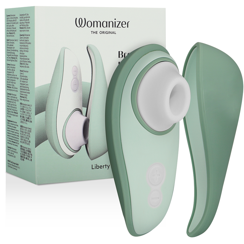 WOMANIZER LIBERTY 2 ESTIMULADOR SUCCIONADOR CLiTORIS VERDE CLARO