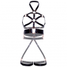 LEG AVENUE ARNeS BODY CUERO VEGANO AGARRE NEGRO S