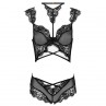 LIVCO CORSETTI FASHION PALMENOM LC 90614 SUJETADOR PANTY NEGRO S M