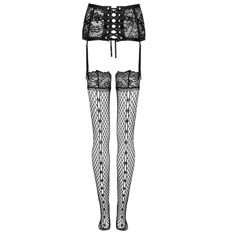 LIVCO CORSETTI FASHION JELLY LC 90673 LIGUERO MEDIAS NEGRO S M